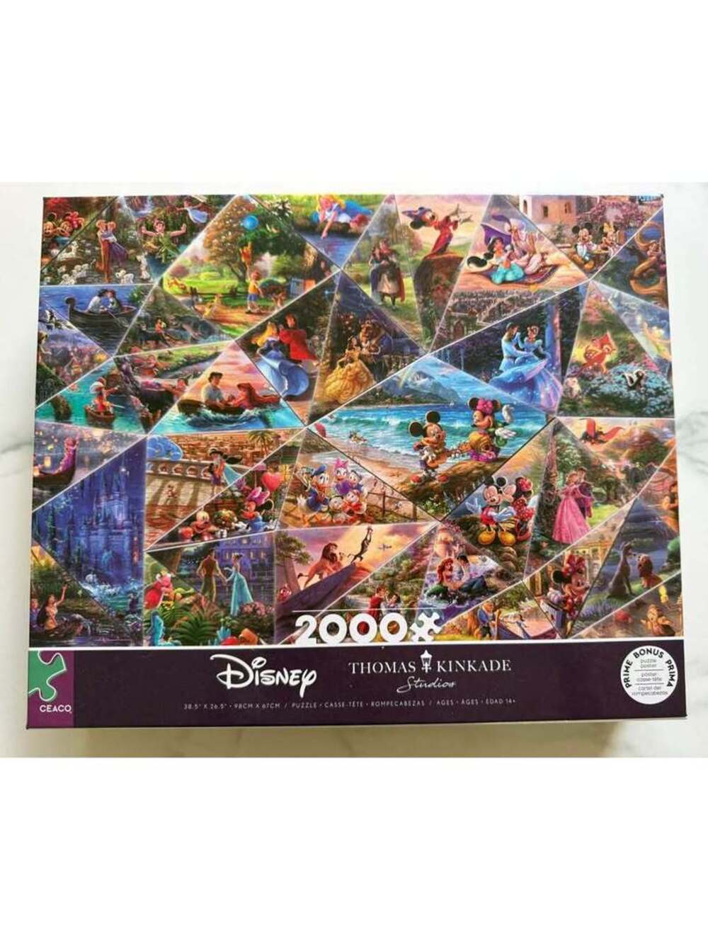 Disney Thomas Kinkade 2000 Piece Jigsaw Puzzle – Ceaco